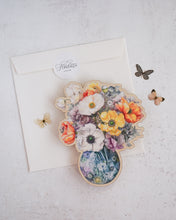 Заредете изображение във визуализатора на галерията – Дървена картичка | Цветни Макове