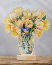 Заредете изображение във визуализатора на галерията – Вечен букет с жълти лалета