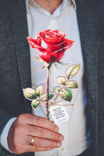 Заредете изображение във визуализатора на галерията – Дървено цвете | Червена Роза
