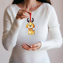 Заредете изображение във визуализатора на галерията – Персонализиран Дървен Орнамент | Grinch's Dog