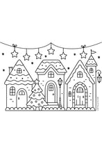 Заредете изображение във визуализатора на галерията – Коледна декорация „Зимно Градче“