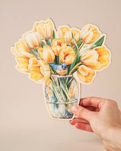 Заредете изображение във визуализатора на галерията – Дървена картичка | Лалета