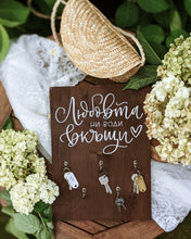 Заредете изображение във визуализатора на галерията – Дървена табела за ключове