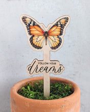 Заредете изображение във визуализатора на галерията – Красива мисъл с пеперуда за саксия