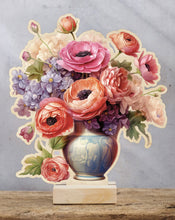 Заредете изображение във визуализатора на галерията – Дървен Букет със Смесени цветя
